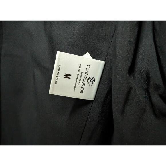 Express Recycled Wool Water Resistant Date Formal Jacket Capsule Peacoat Medium - Picture 5 of 7